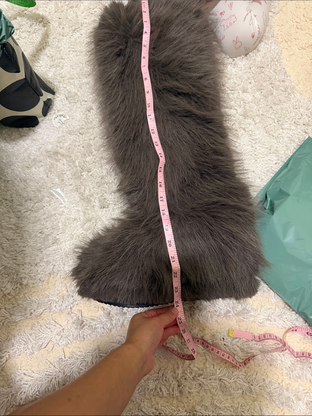 Free People Wild Thing Faux Fur Boots - Picture 11 of 12